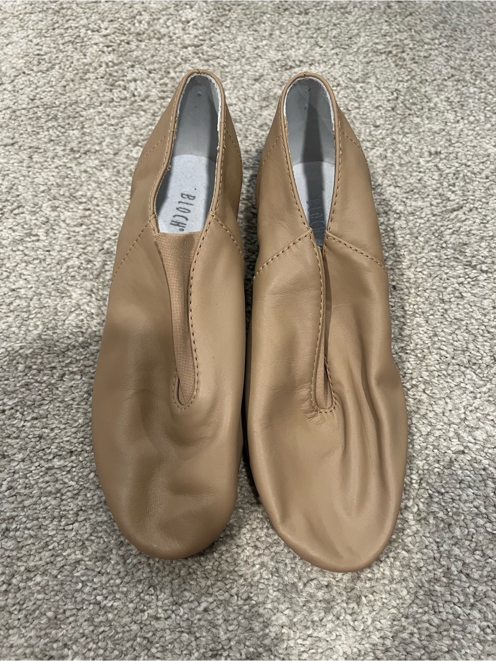 Bloch Tan Super Jazz Women’s Flexible Dance Shoes Size 6 NWOT